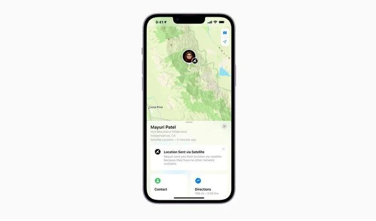 喀左苹果14维修分享iPhone14系列中 FindMy功能通过卫星分享位置方法教程 