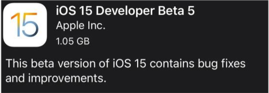 喀左苹果手机维修分享如何升级到iOS15.0 beta5 