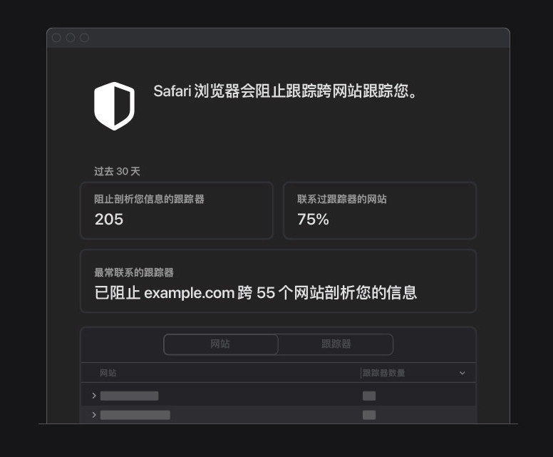 喀左苹果手机维修分享如何在 Safari 浏览器中查看和打开隐私报告 